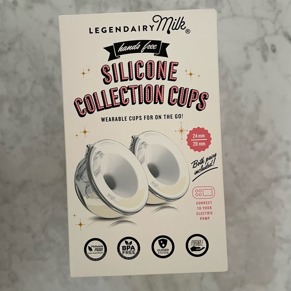 Legendary milk silicone collection cups.